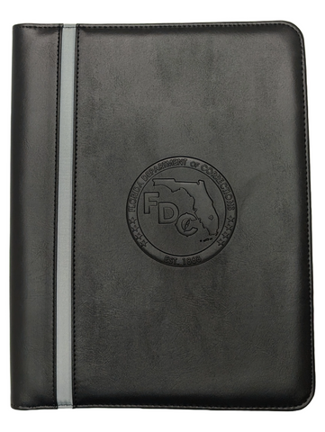 Pleather Padfolio with New FDC Logo