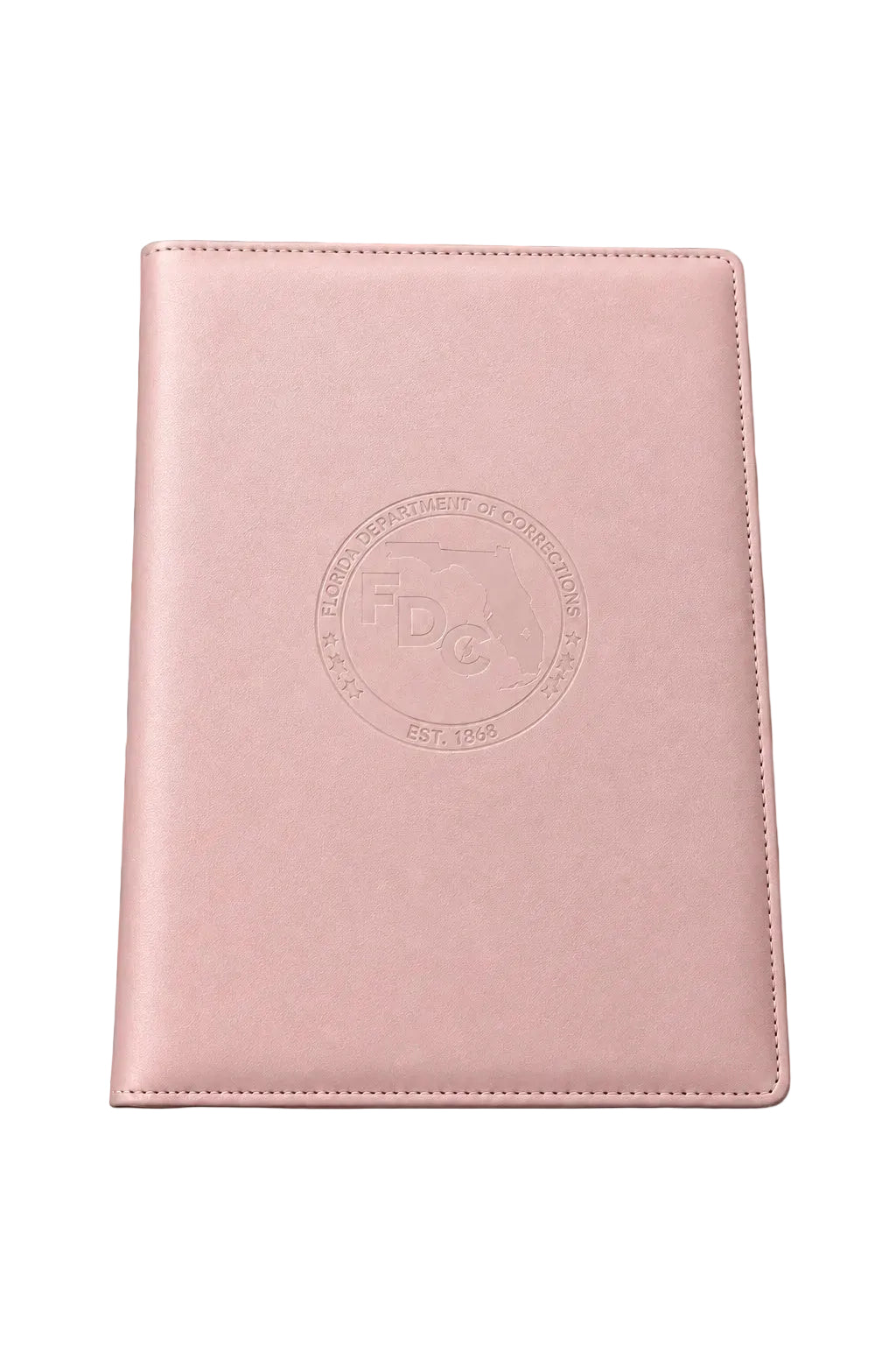 Pink Padfolio with FDC Logo