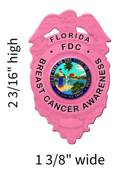 FDC Breast Cancer Awareness Badge – Corrections Foundation Store