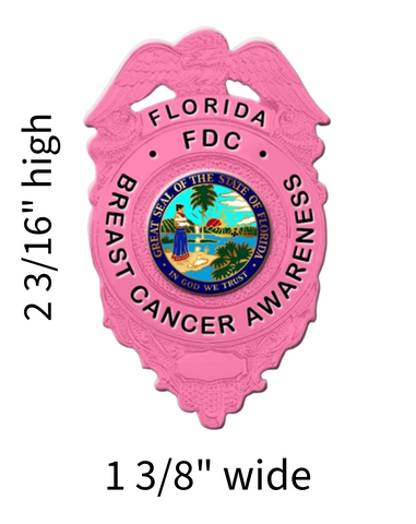 FDC Breast Cancer Awareness Badge