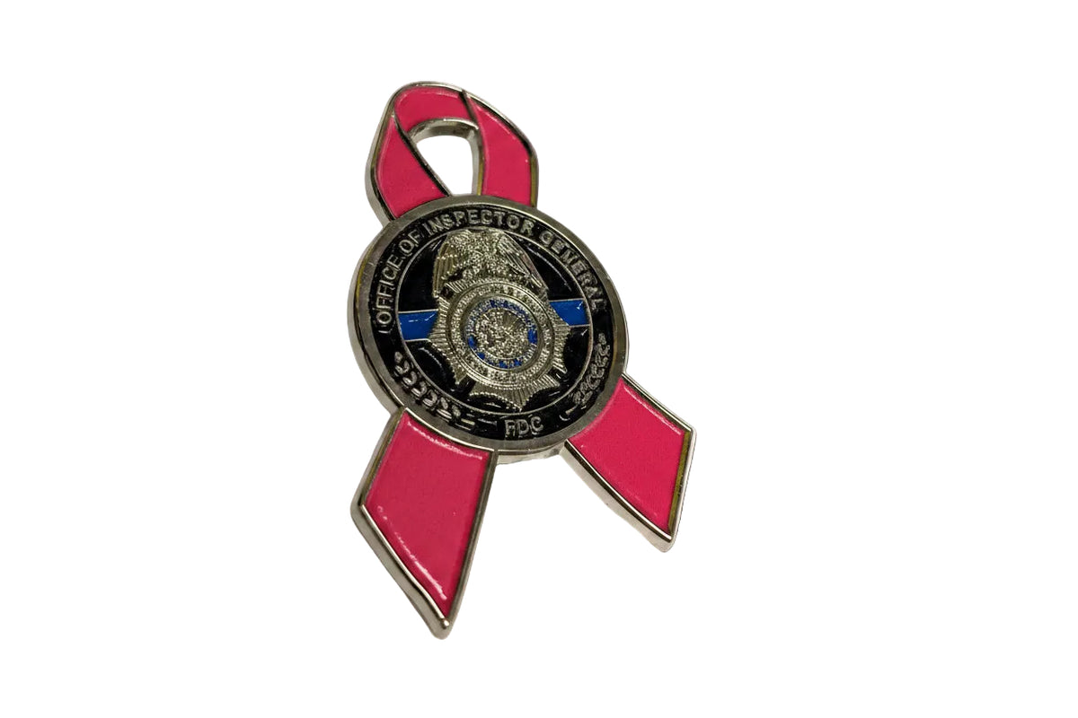 FDC Inspector General Breast Cancer Awareness Pin