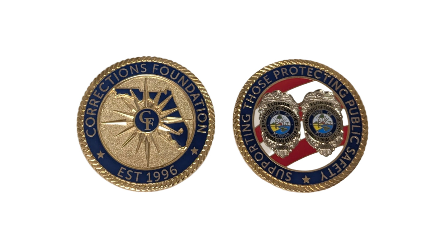 Corrections Foundation Challenge Coin