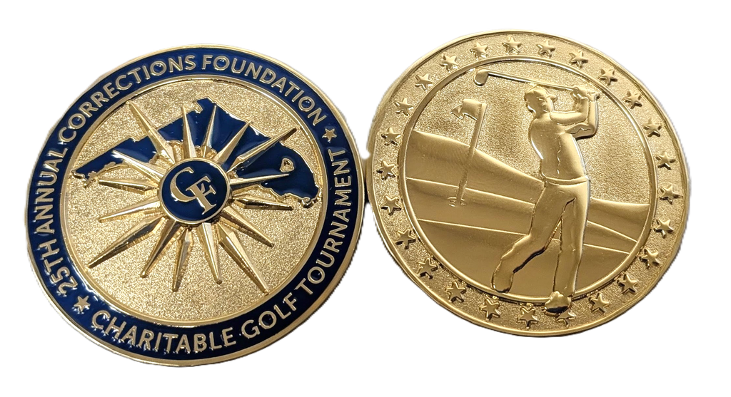 25th Annual Corrections Foundation Charitable Golf Tournament Challenge Coin