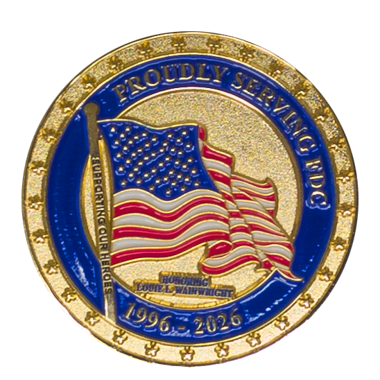 Corrections Foundation 30th Anniversary Challenge Coin