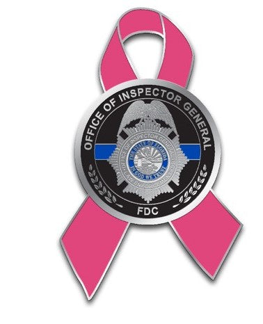 FDC Inspector General Breast Cancer Awareness Pin