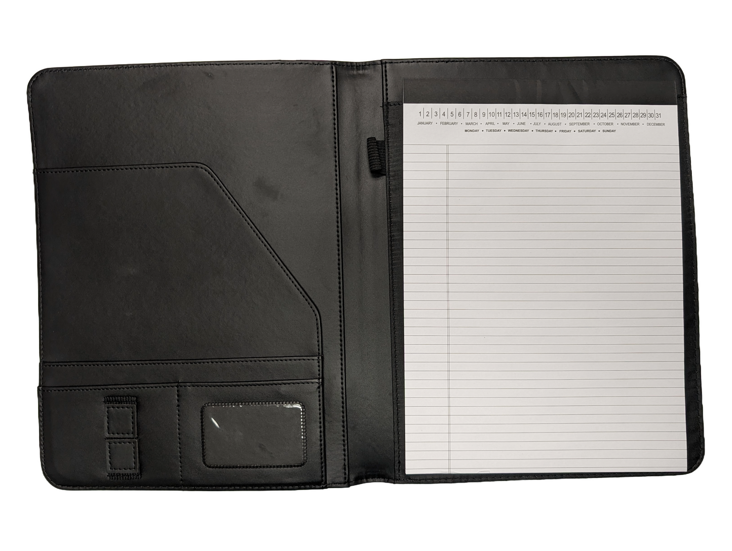 Pleather Padfolio with New FDC Logo