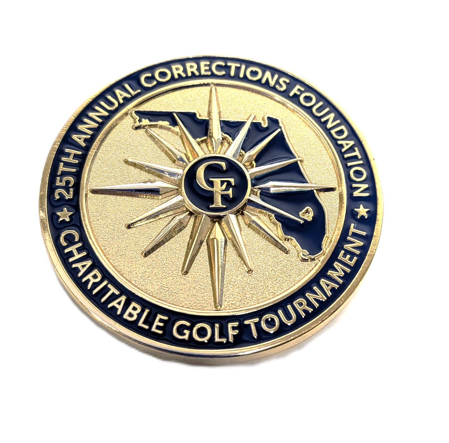 25th Annual Corrections Foundation Charitable Golf Tournament Challenge Coin