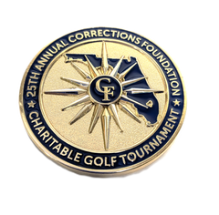 25th Annual Corrections Foundation Charitable Golf Tournament Challenge Coin