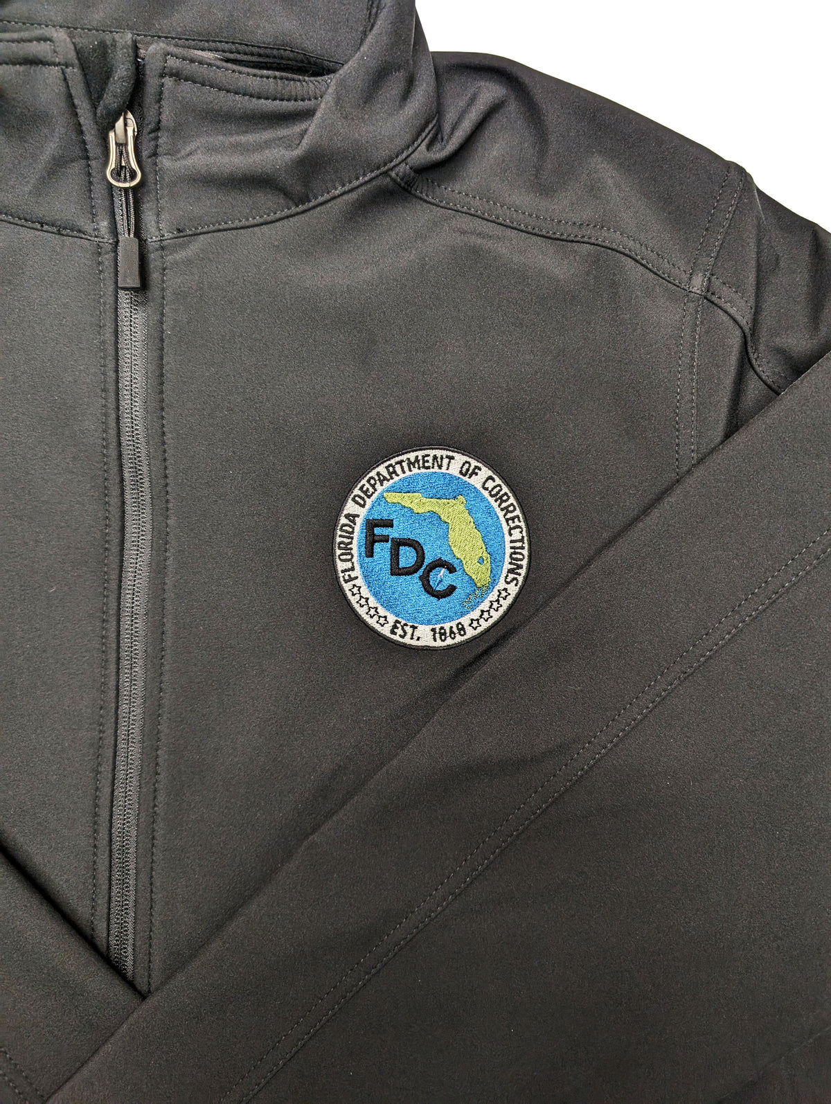 Soft Shell Jacket with FDC Logo - Black – Corrections Foundation Store